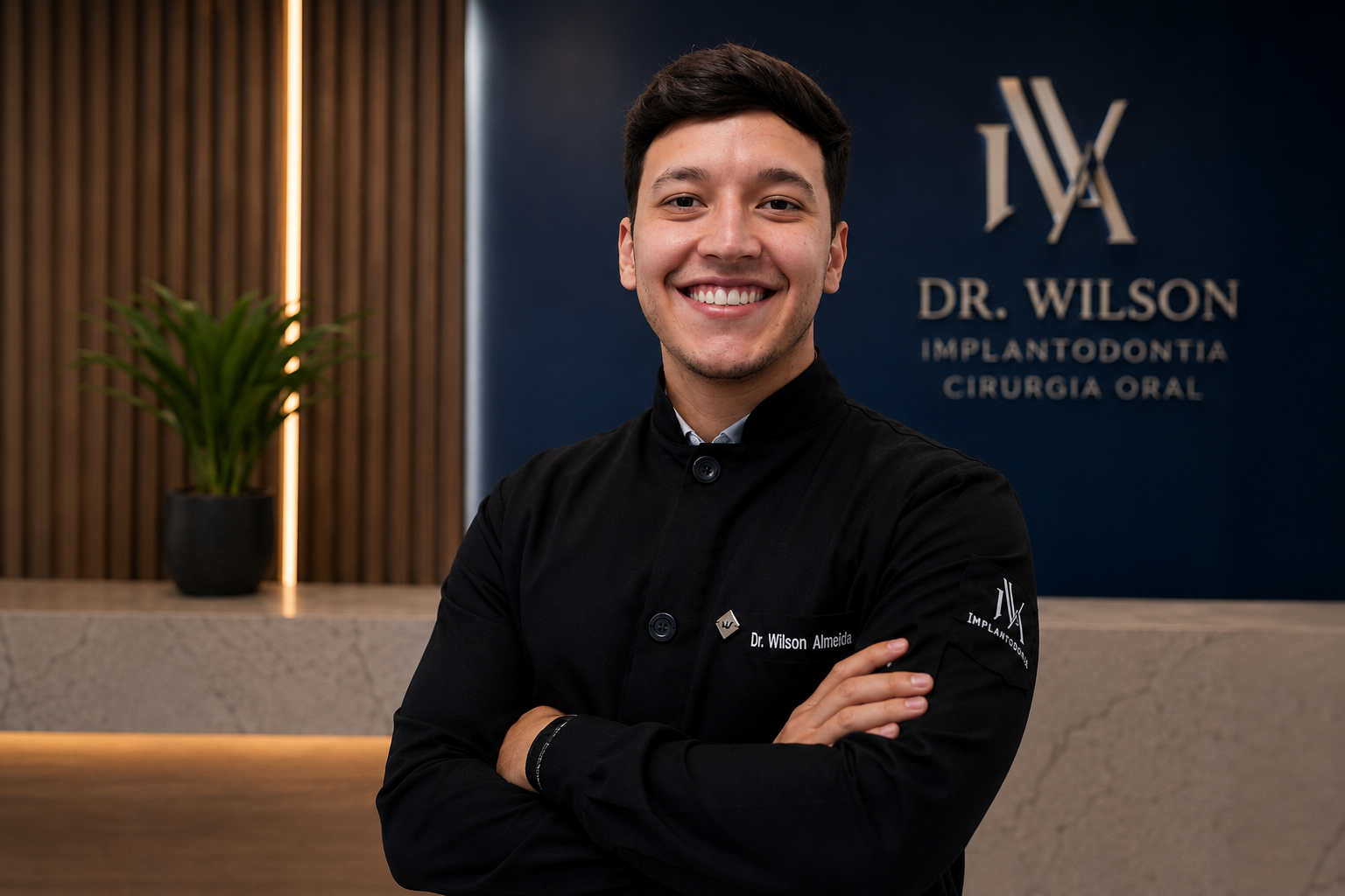 Dr. Wilson Almeida em seu consultório
